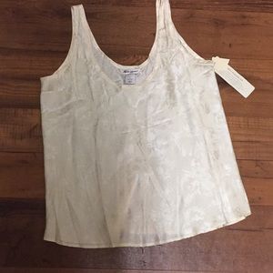 Vintage 100% silk tank